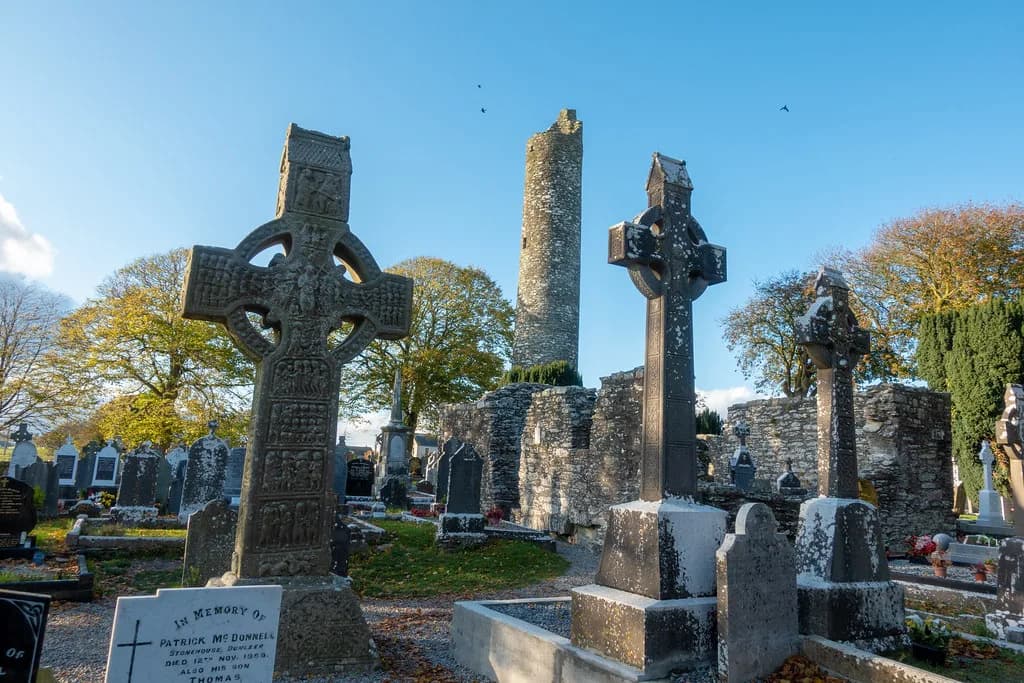 Monasterboice: High Crosses, Round Tower and Monastic Ruins