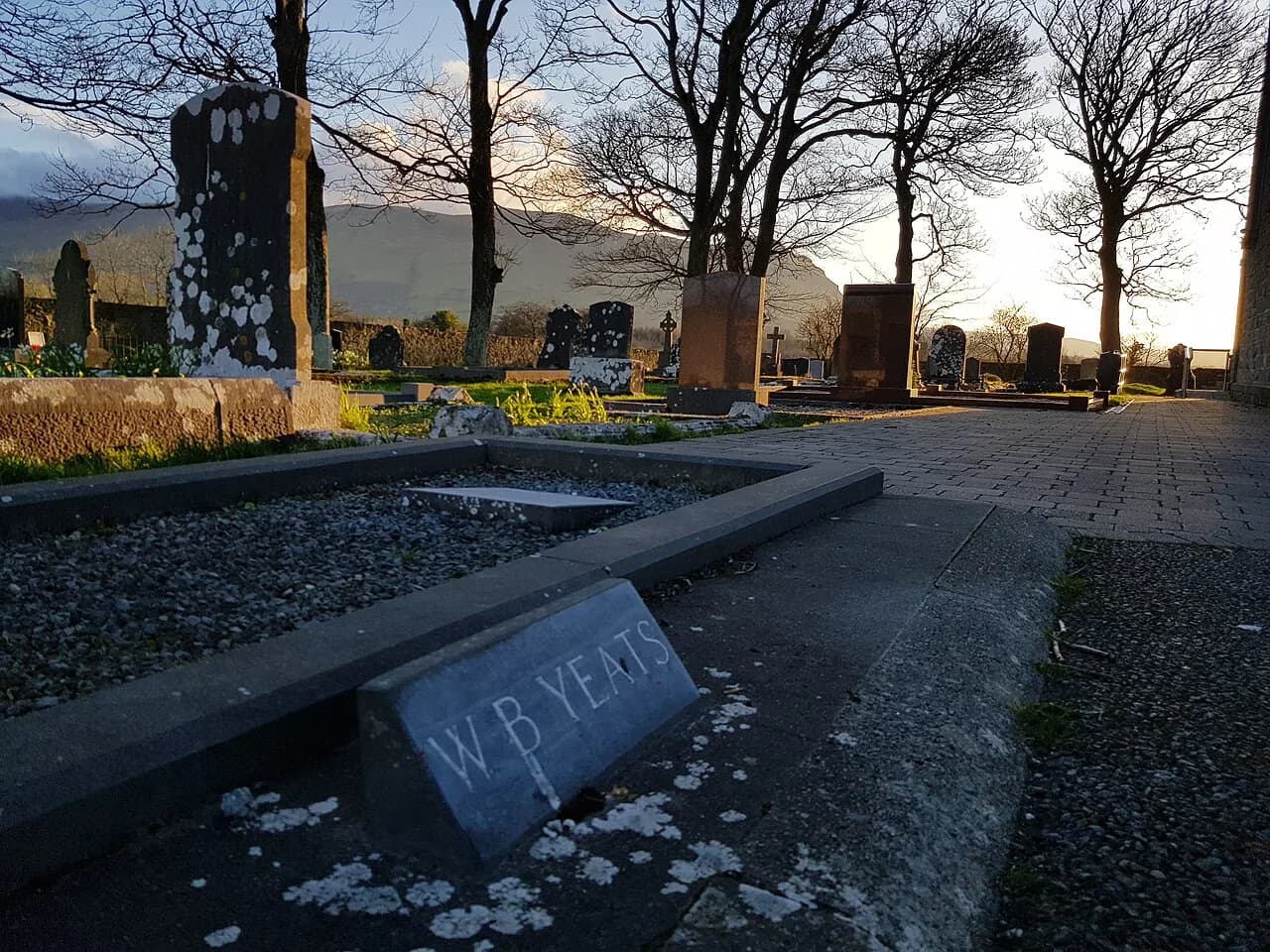 WB Yeats Grave at Drumcliffe: The Headstone and the Burial Puzzle