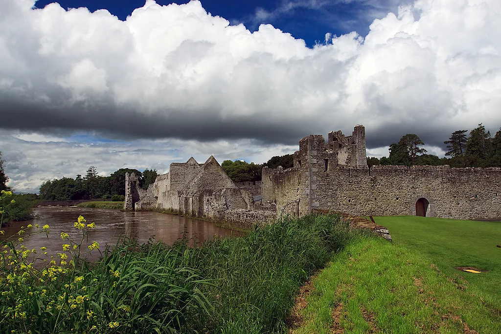 Desmond Castle beside the River Maigue, Adare.