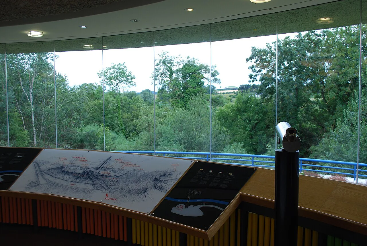 Inside the Brú na Bóinne Visitor Centre.