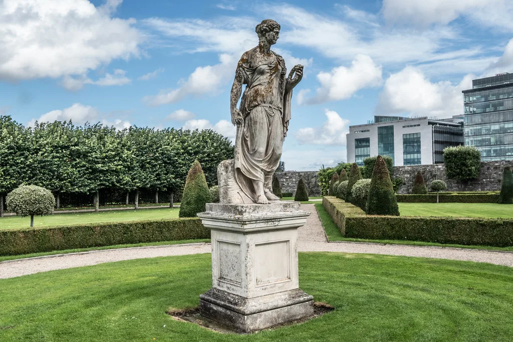 Courtyard garden of the Irish Museum of Modern Art, Royal Hospital Kilmainham.