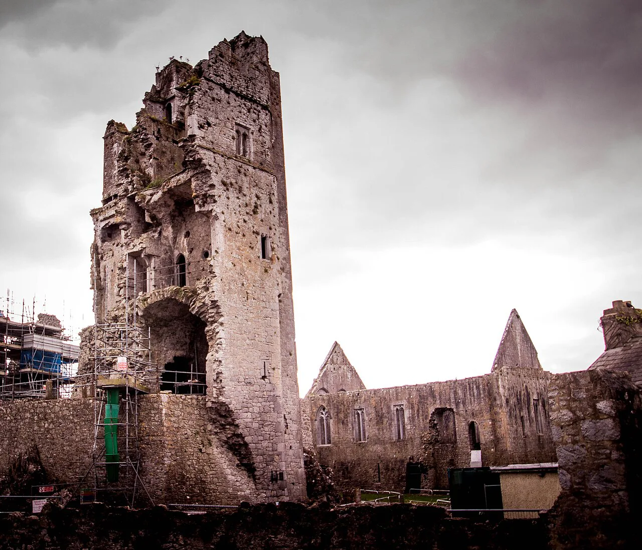 Ruins of Askeaton Castle, County Limerick.