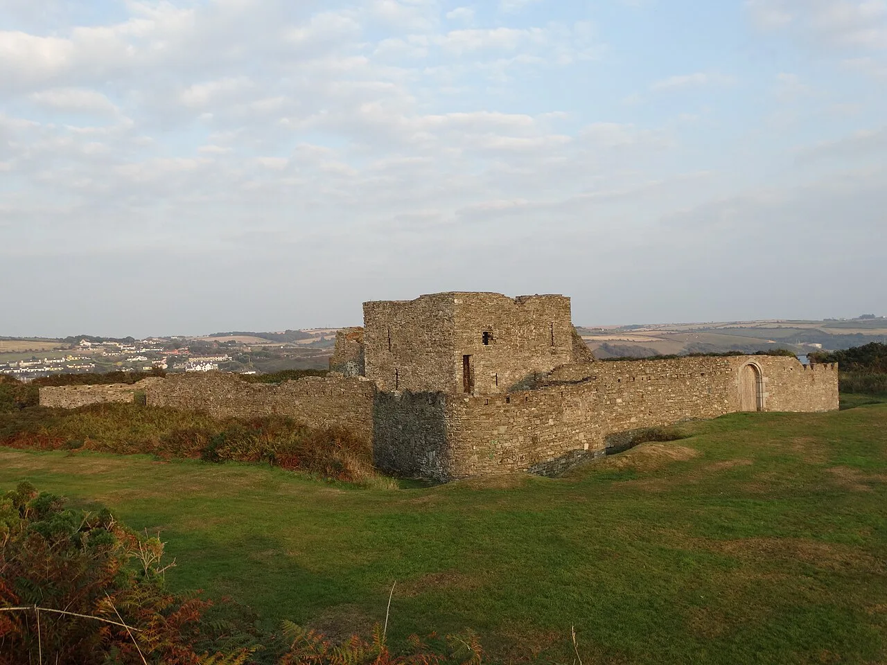 James Fort walls above Kinsale Harbour.