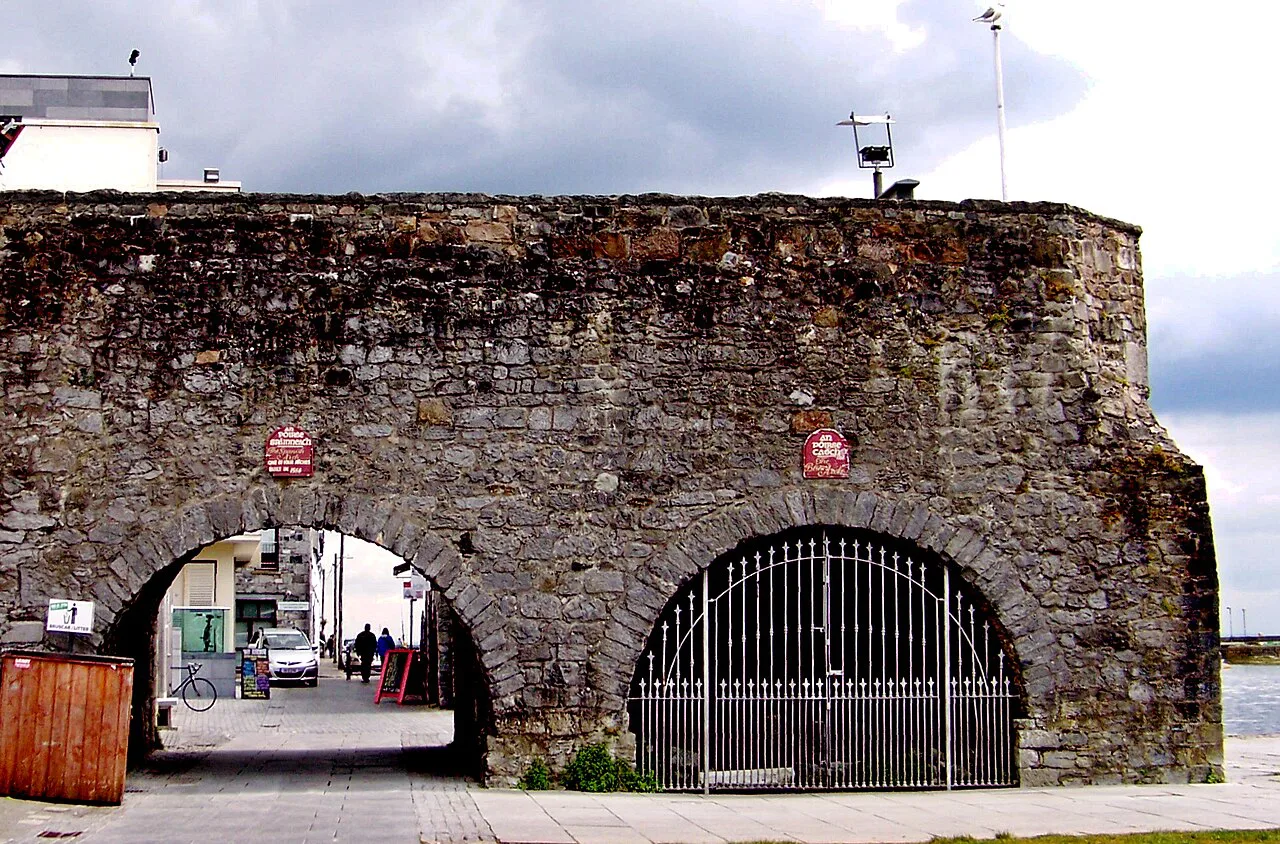 The surviving arches of the Spanish Arch, Galway.