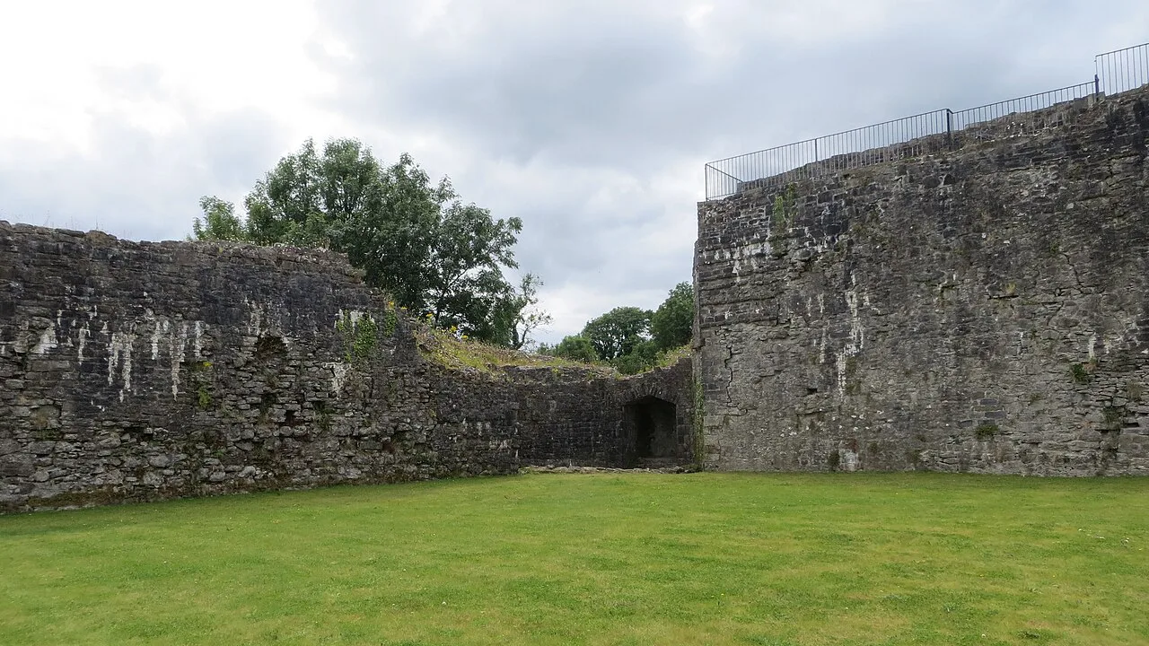 South-west corner of Ballymote Castle, County Sligo.