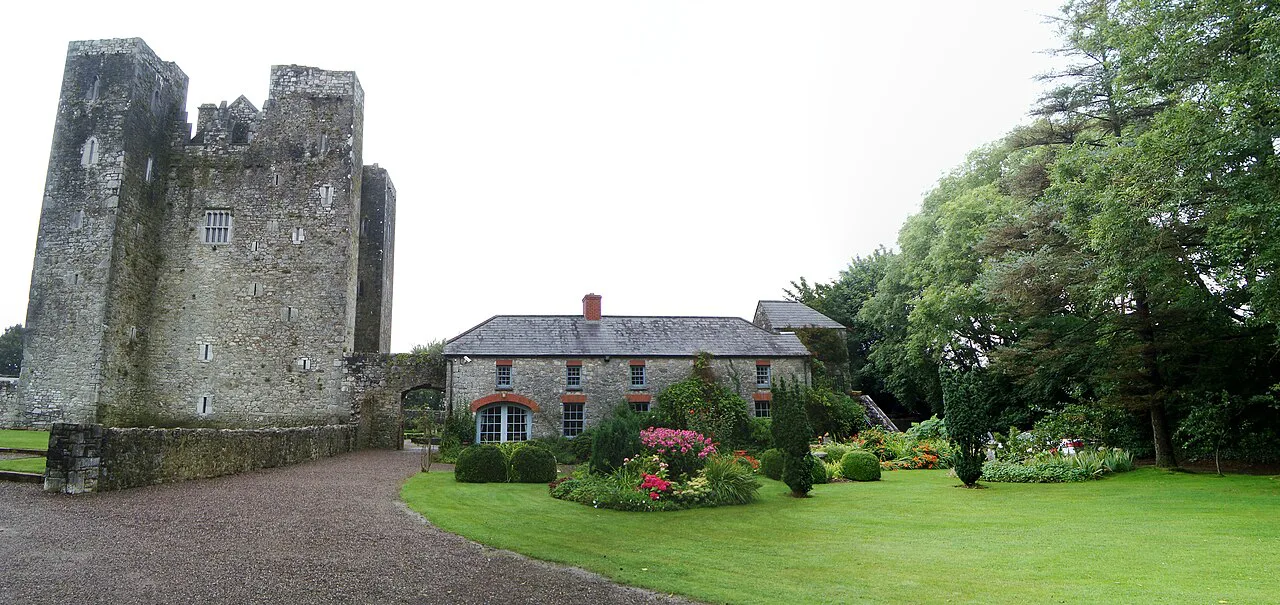 Barryscourt Castle - panorama view, Ireland