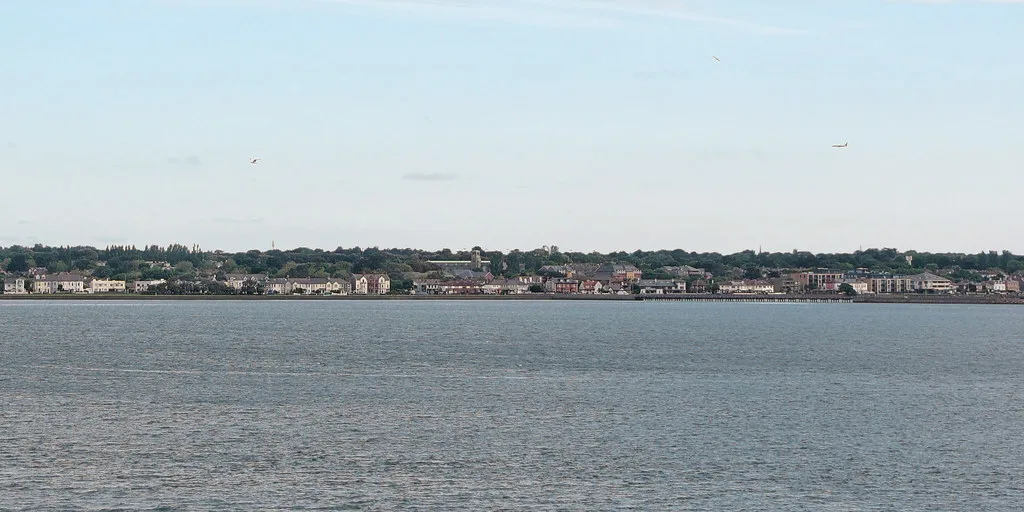 Clontarf across Dublin Bay.