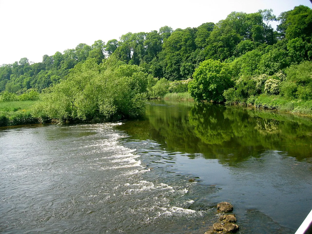 The River Boyne near the battle site, County Meath.