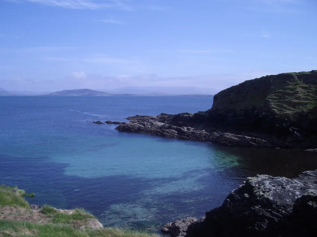 Cove below Granuaile's Castle, Clare Island, County Mayo.