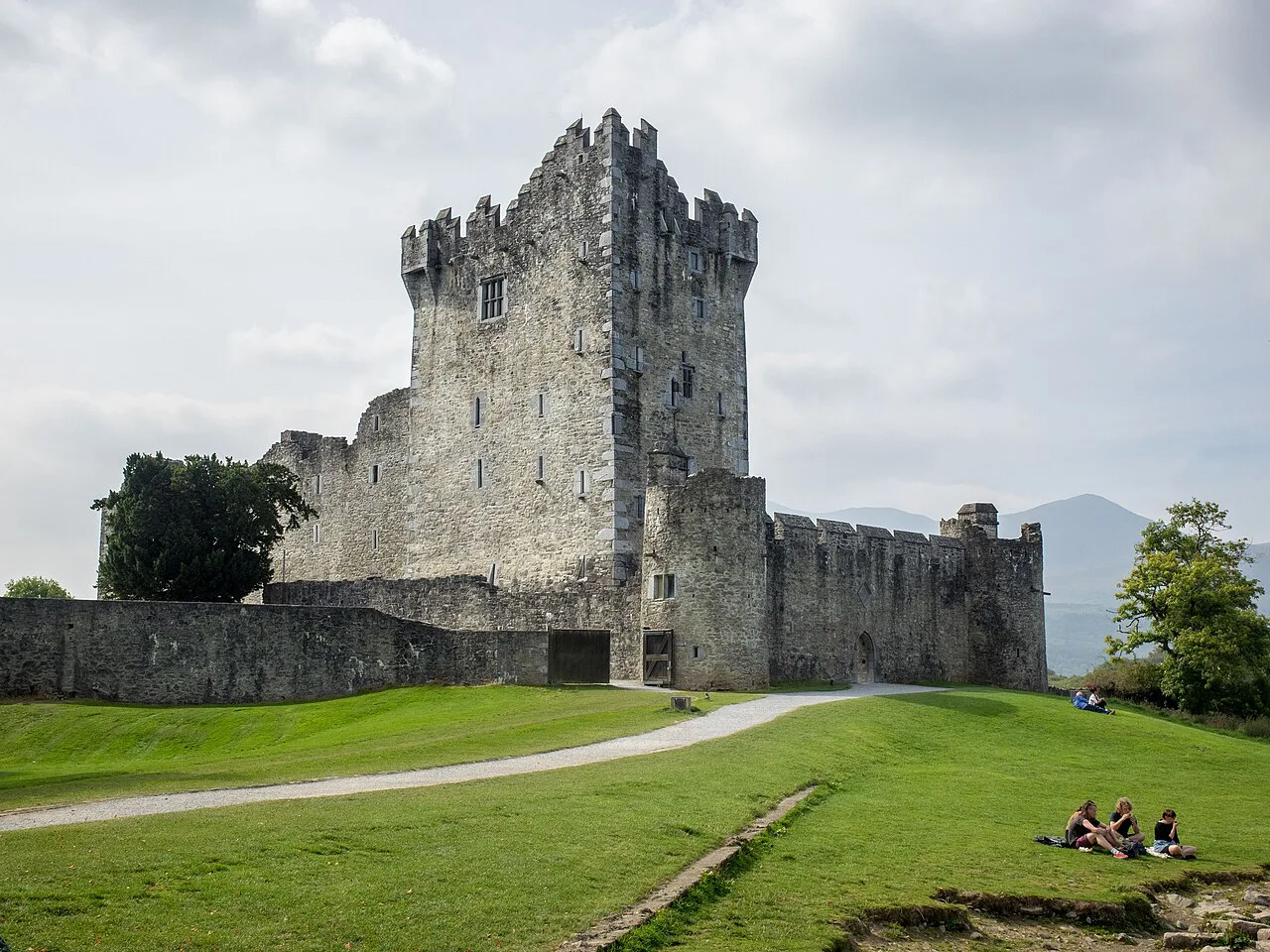Ross Castle on Lough Leane, County Kerry.