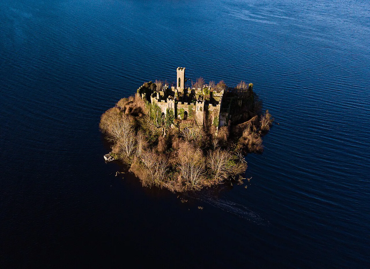 McDermott's Castle on Lough Key, County Roscommon.