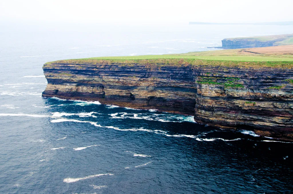 Coastal cliffs near Céide Fields, County Mayo.