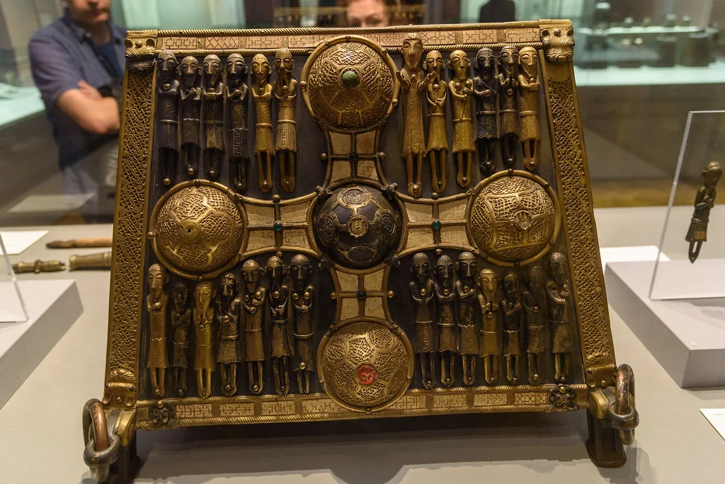 Shrine on display at the National Museum of Ireland – Archaeology.