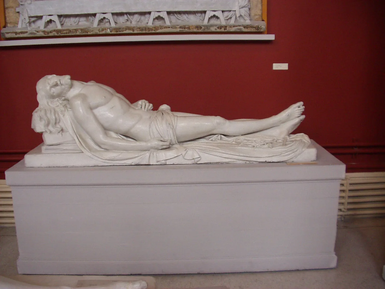 John Hogan's Dead Christ in the Crawford Art Gallery, Cork.