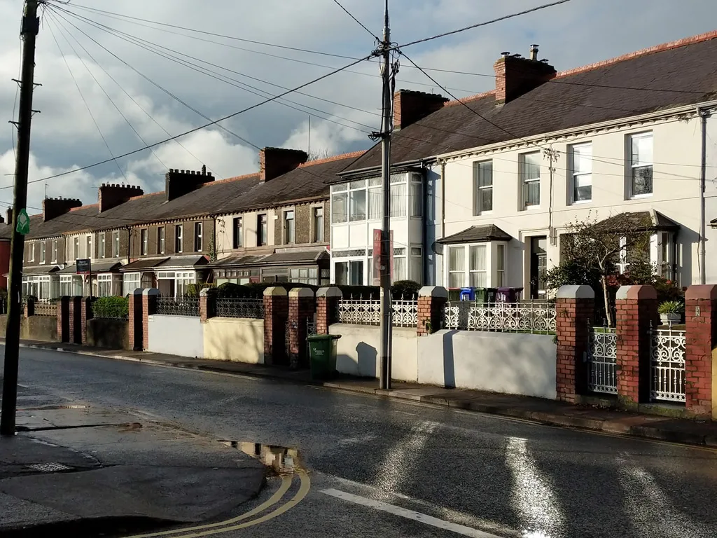 Houses on Glasheen Road, Cork.