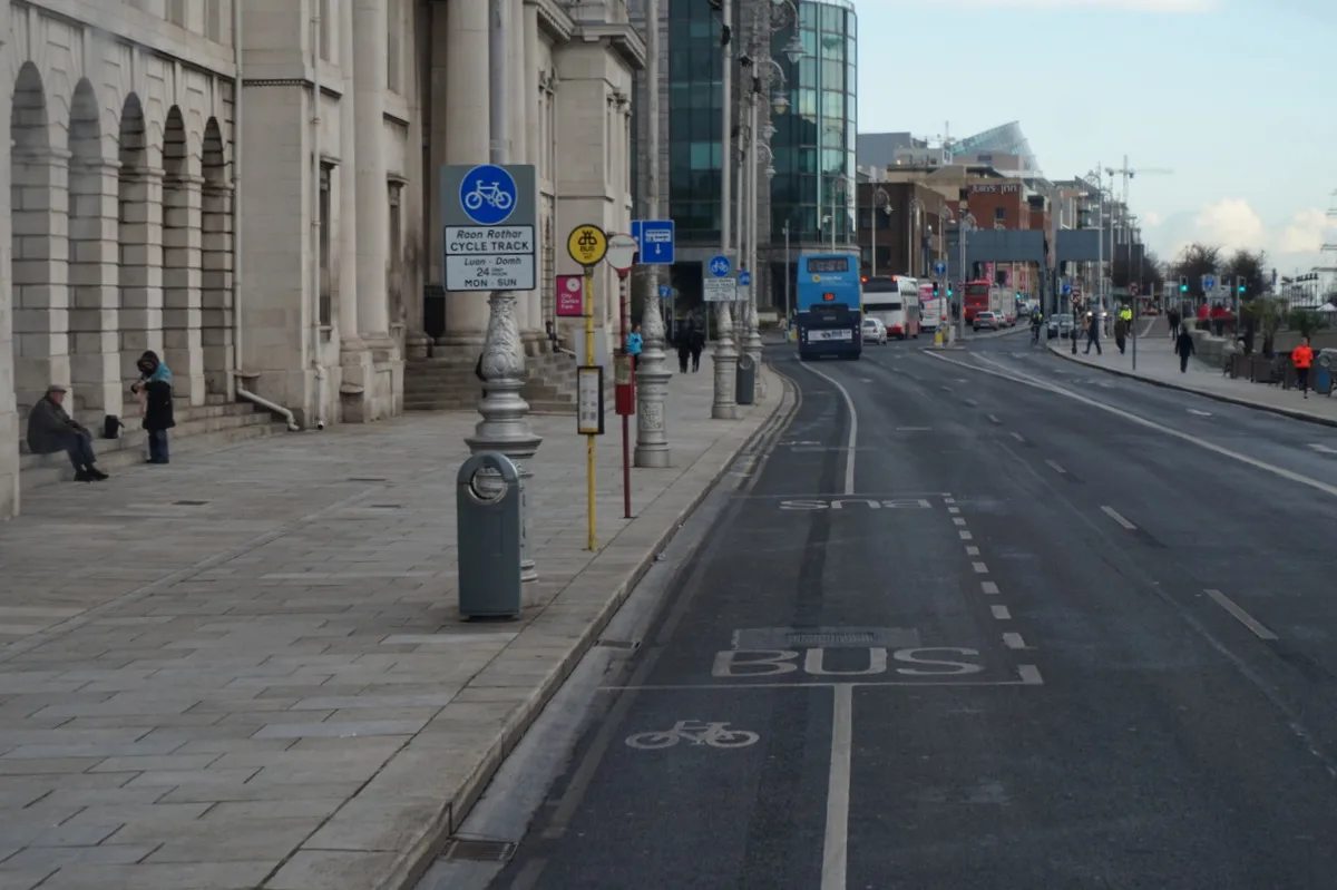 Custom House Quay, Dublin.