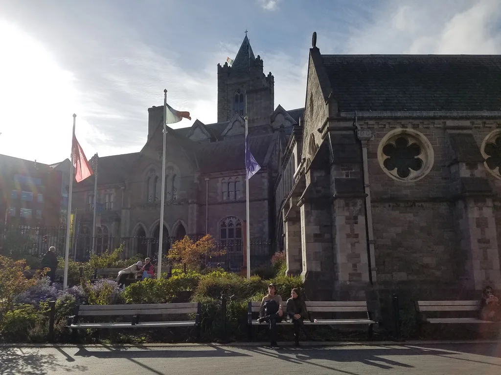 Christ Church Cathedral and Synod Hall, Dublin. Resized and converted to WebP.