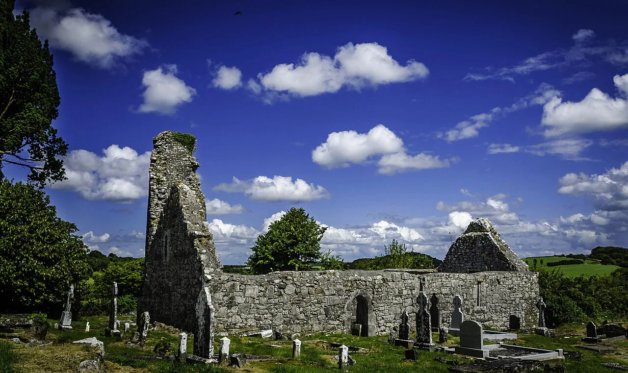 Drumcliff church and round tower.