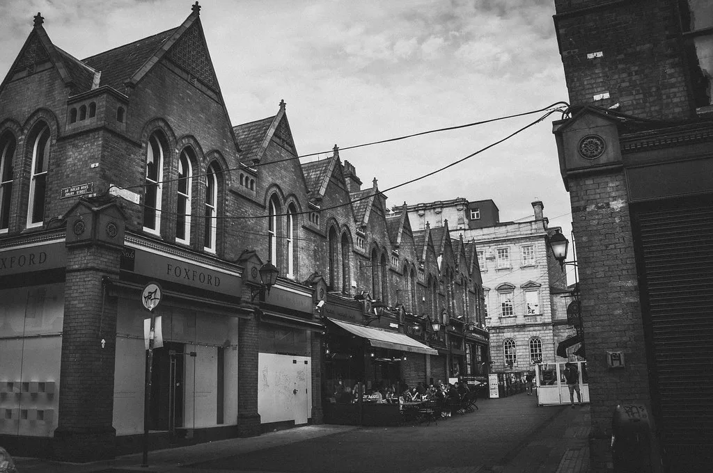 Main street in Foxford, County Mayo.