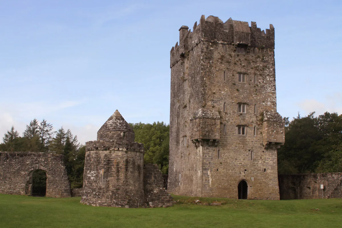 The keep of Aughnanure Castle, County Galway.