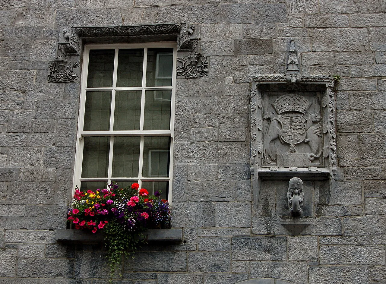 Window of Lynch's Castle, Galway.