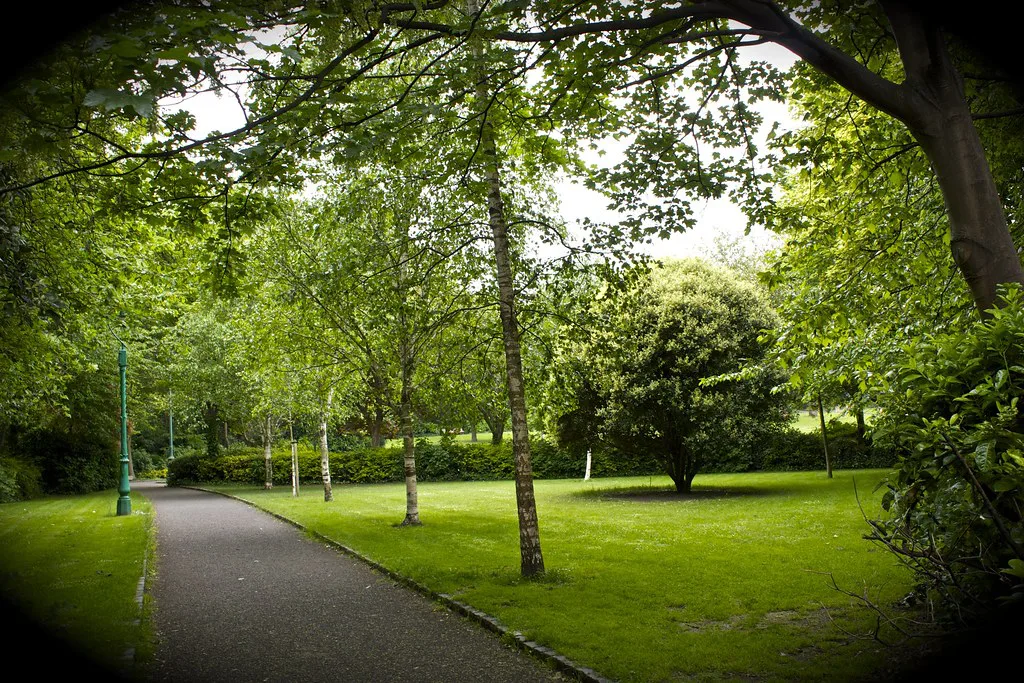 Merrion Square park, Dublin.