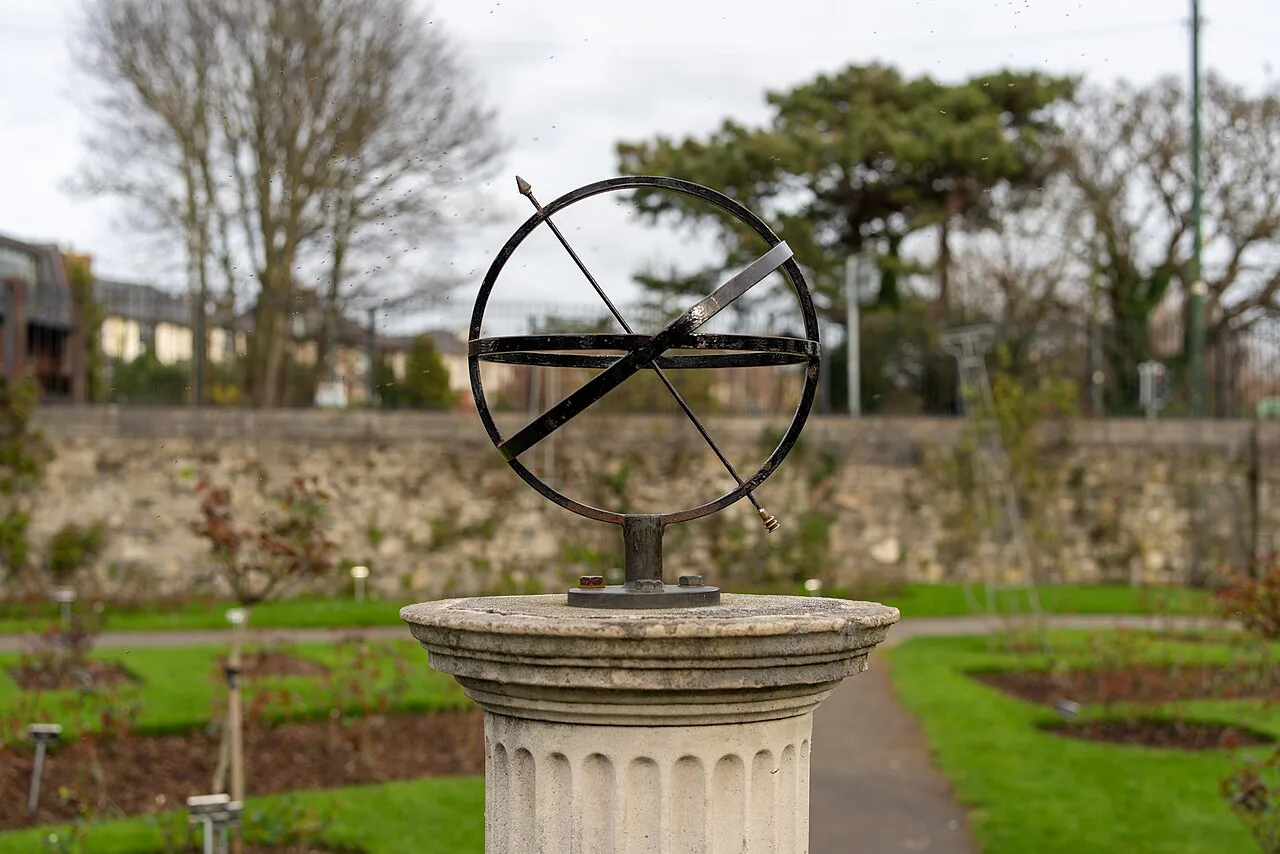 Sundial in the National Botanic Gardens, Glasnevin.