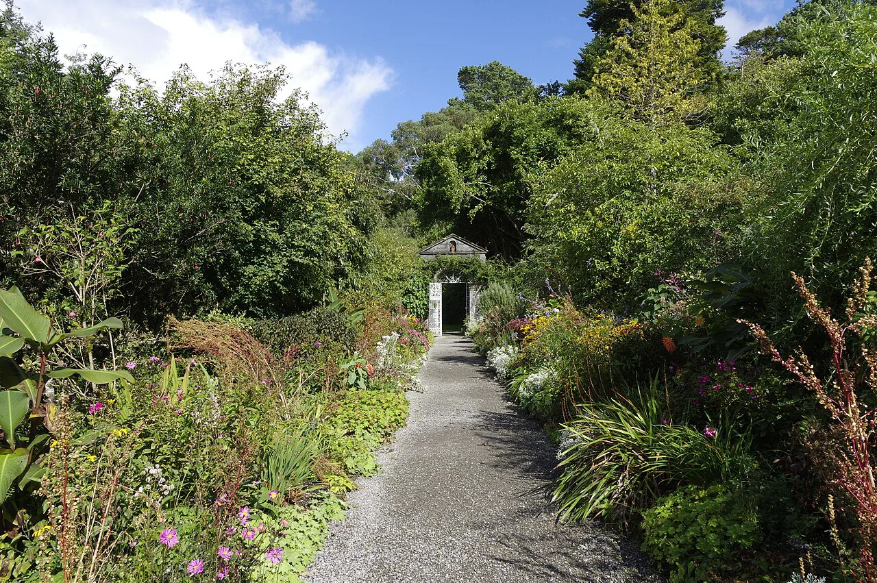 Garden path on Garinish Island (Ilnacullin), County Cork.