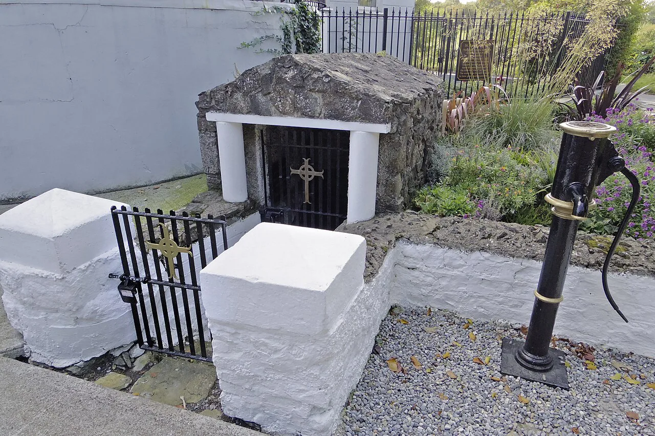 St Colmcille's holy well, Swords, County Dublin.