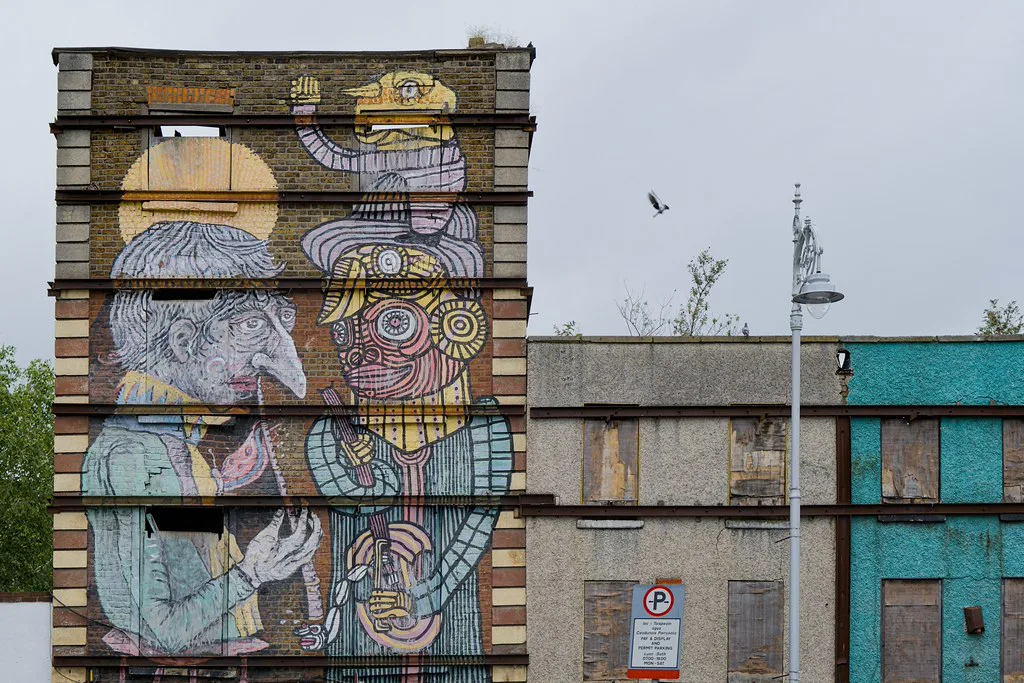 Street art in Dublin.