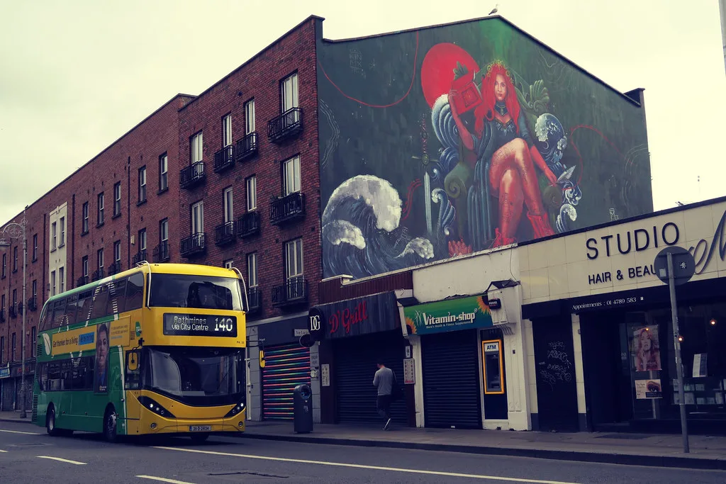 A mural in Dublin.