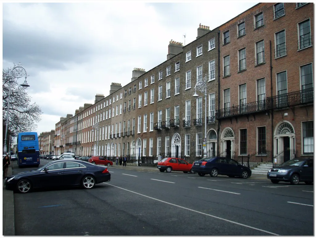 Georgian houses on Merrion Square, Dublin.