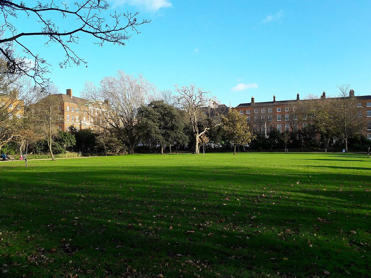 Merrion Square park, Dublin.