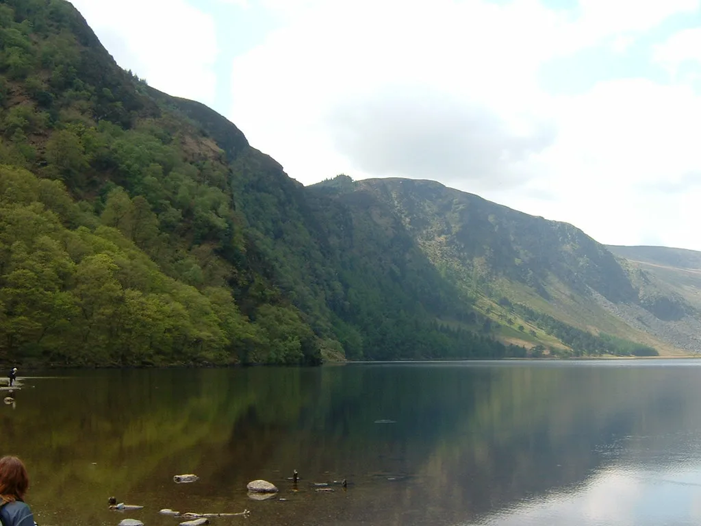 The Upper Lake at Glendalough, County Wicklow.