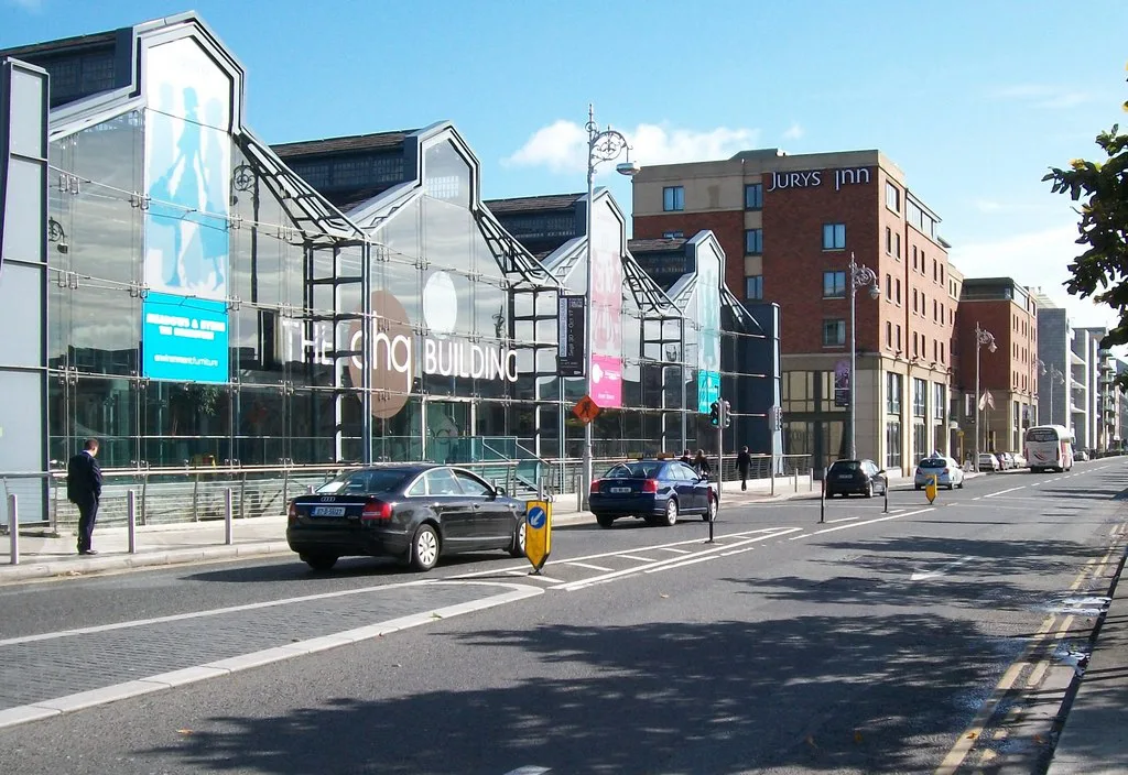 Custom House Quay, Dublin.