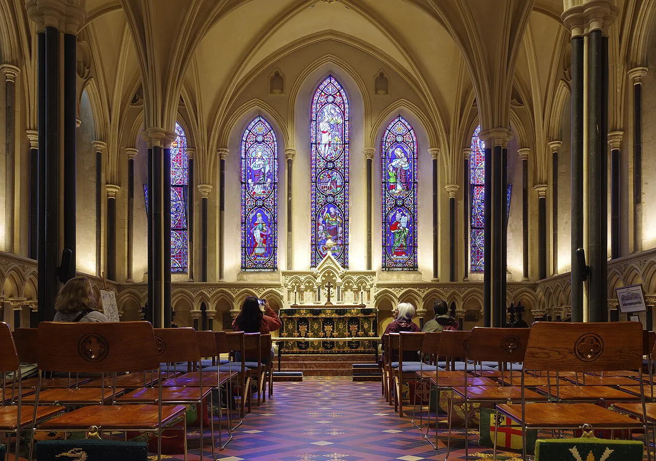 Interior of St Patrick's Cathedral, Dublin.