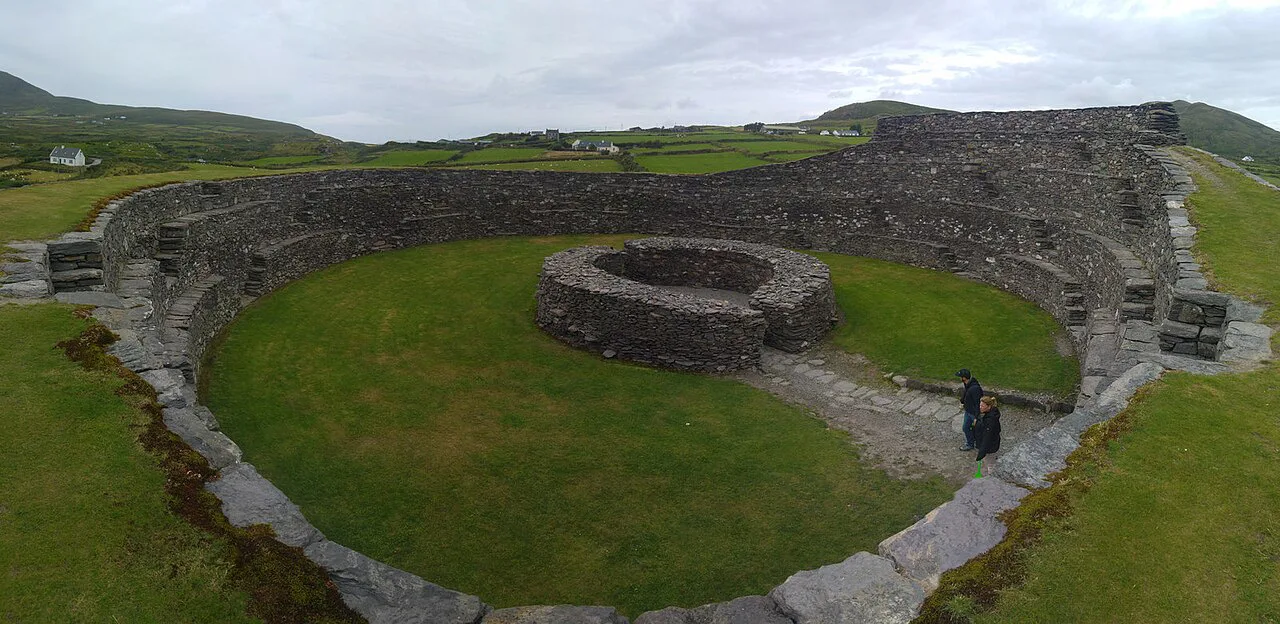 Cahergal stone fort, County Kerry.