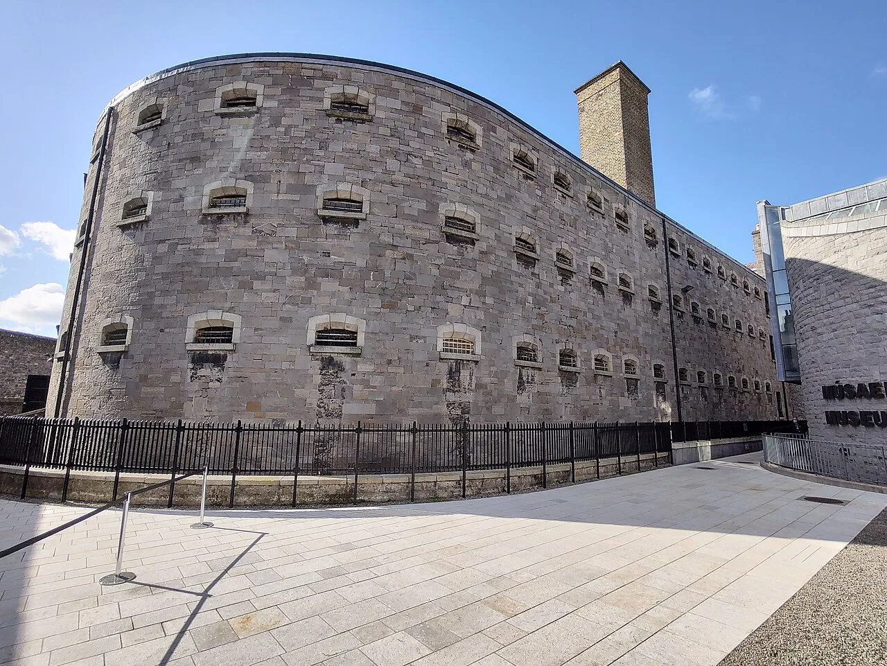 The exterior of Kilmainham Gaol, Dublin.
