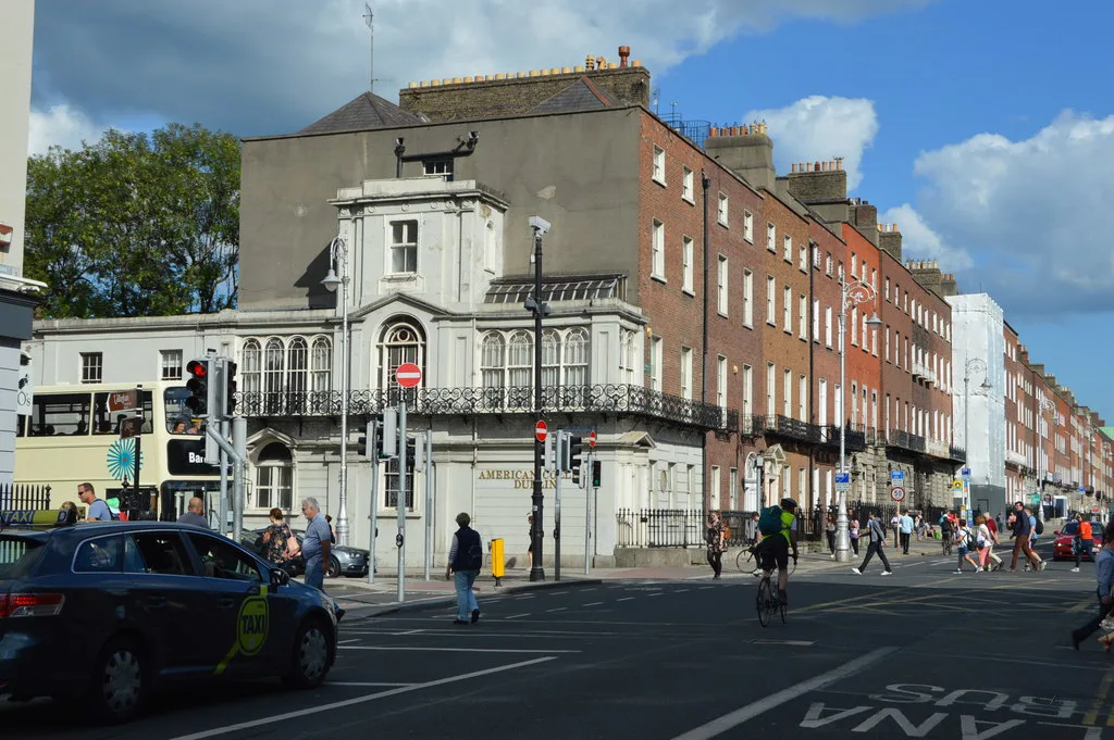 Oscar Wilde House on Merrion Square, Dublin.