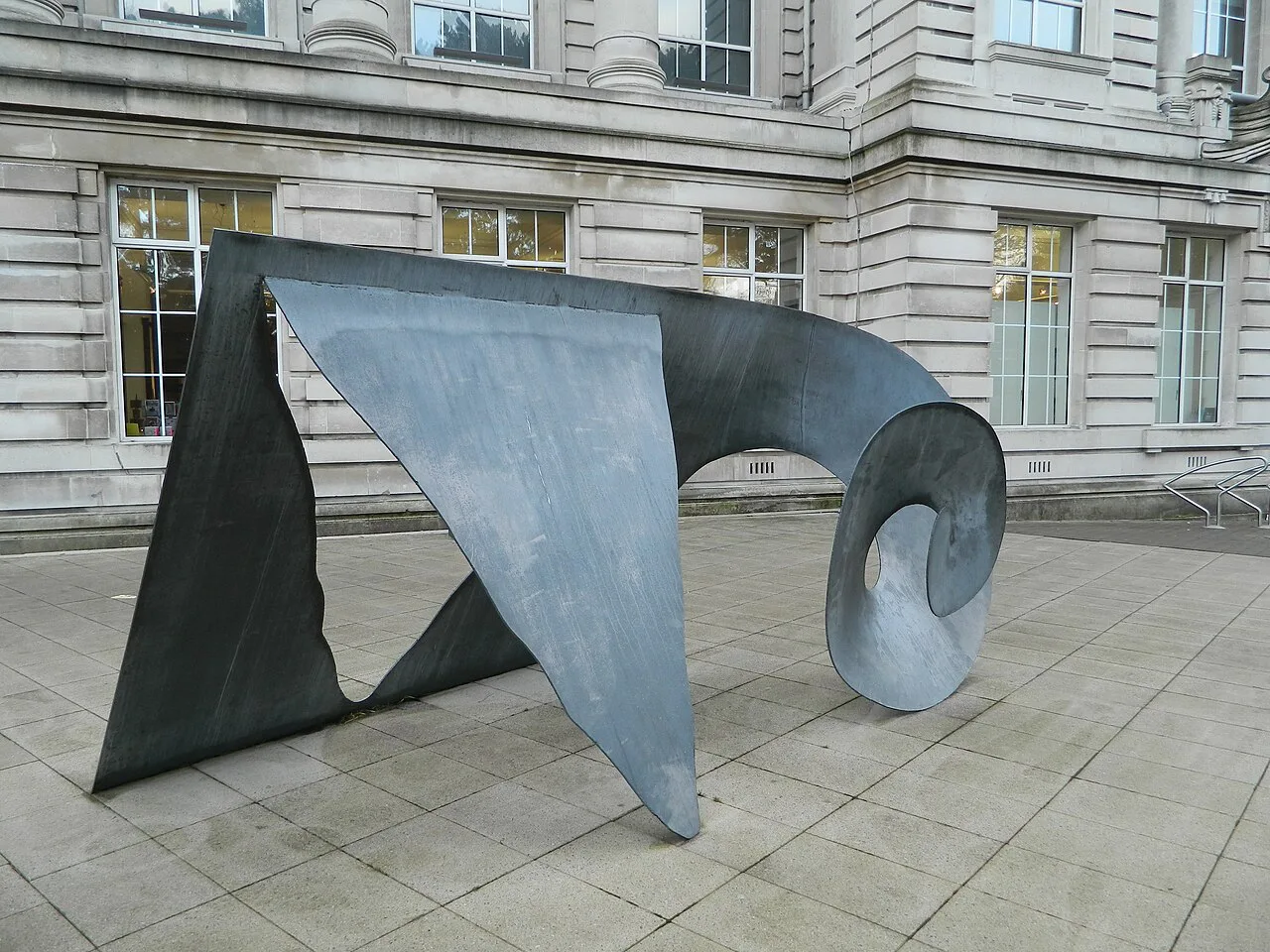 Sculpture outside the Ulster Museum, Belfast.