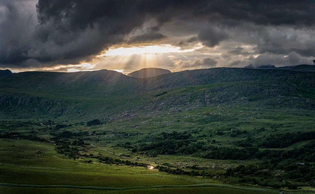 Countryside near Kenmare, County Kerry.