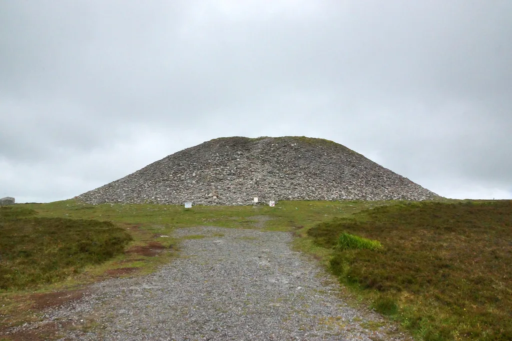 06-22 Irland Sligo, Knocknarea Cairn, Ireland