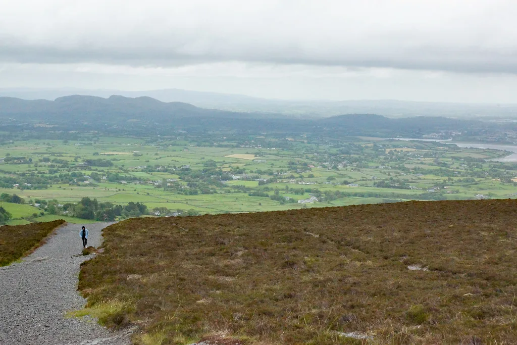 View from the slopes of Knocknarea, County Sligo.