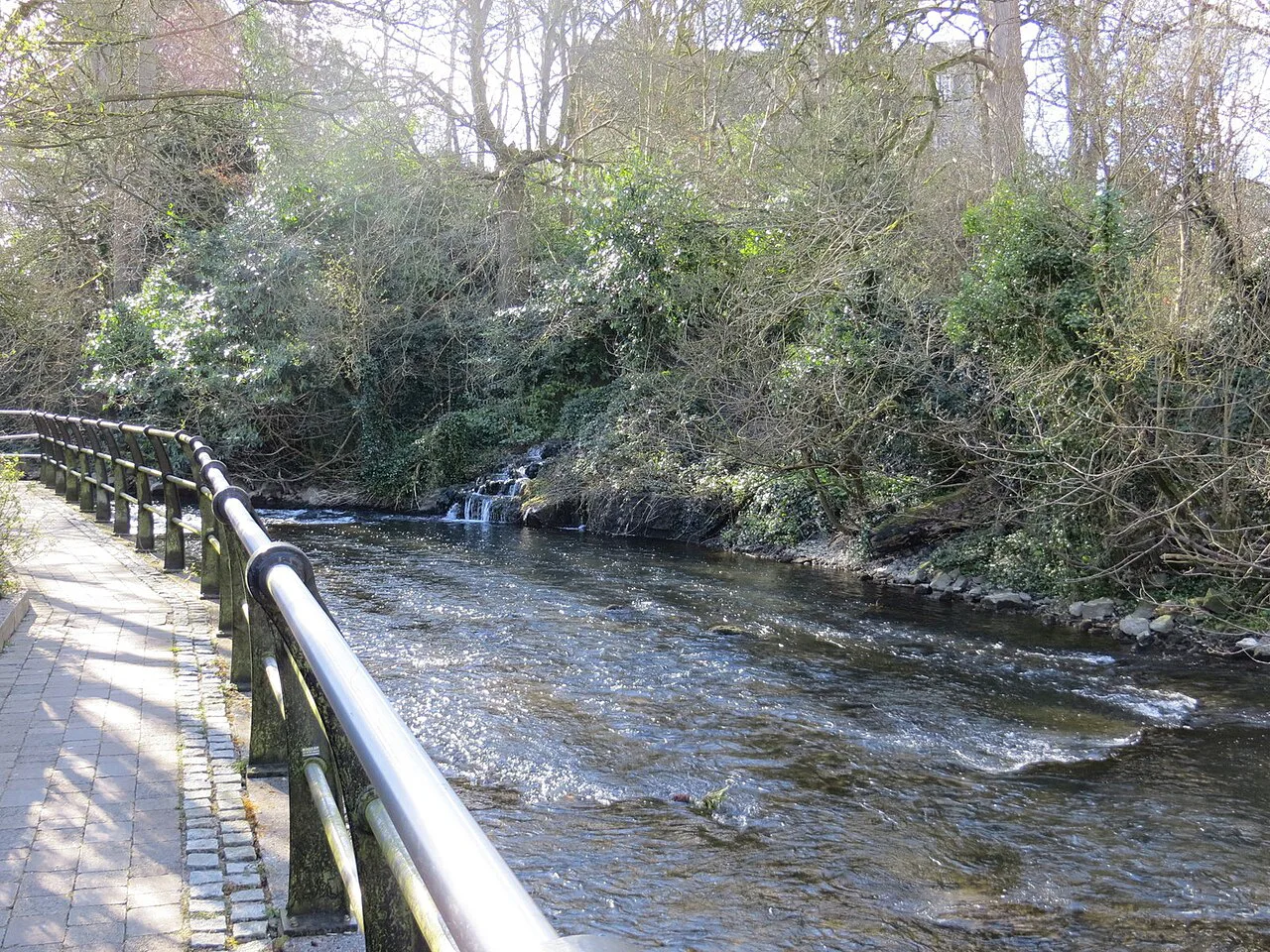 Rye Water beside Leixlip Castle, County Kildare.