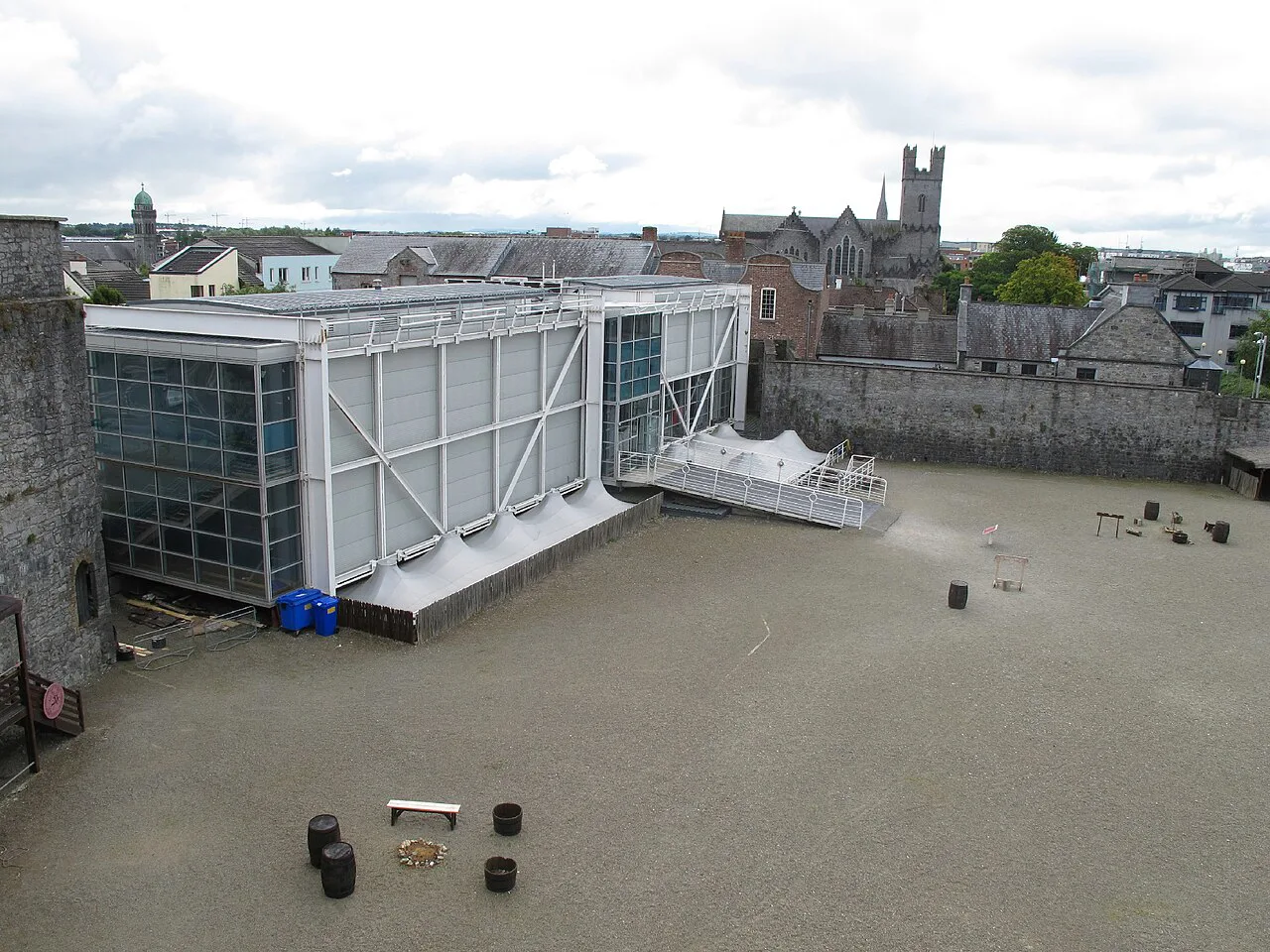 Visitor centre at King John's Castle, Limerick.
