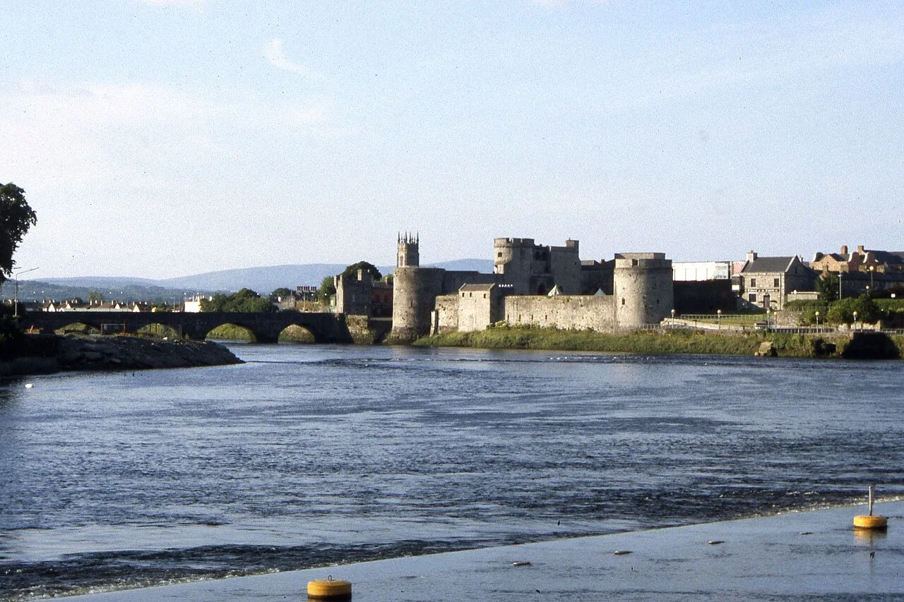 King John's Castle and the Shannon, Limerick.