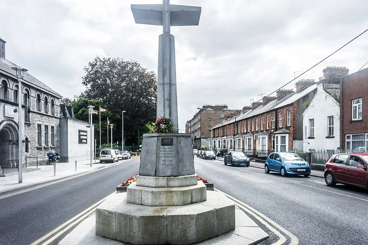 War Memorial on Pery Square, Limerick.