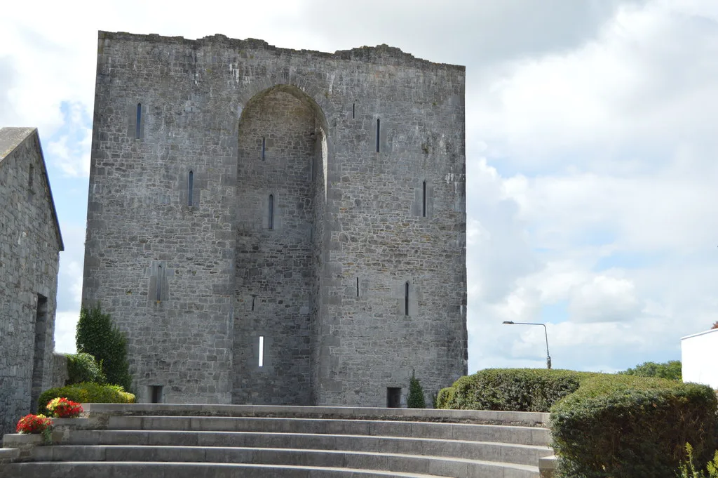 The surviving facade of Listowel Castle, County Kerry.