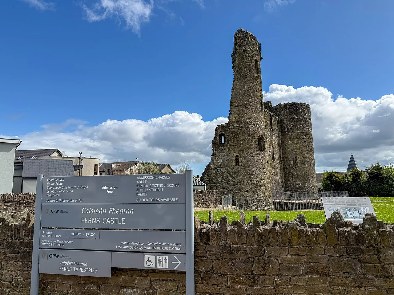 Ferns Castle, County Wexford.