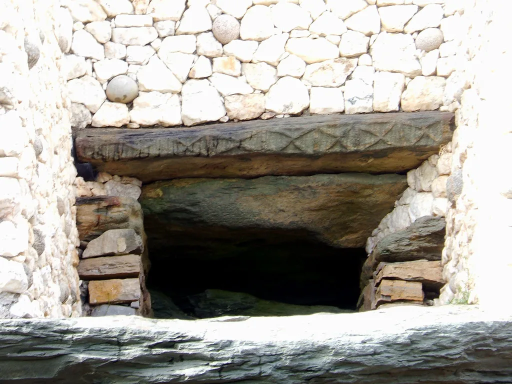 The passage entrance at Newgrange, County Meath.
